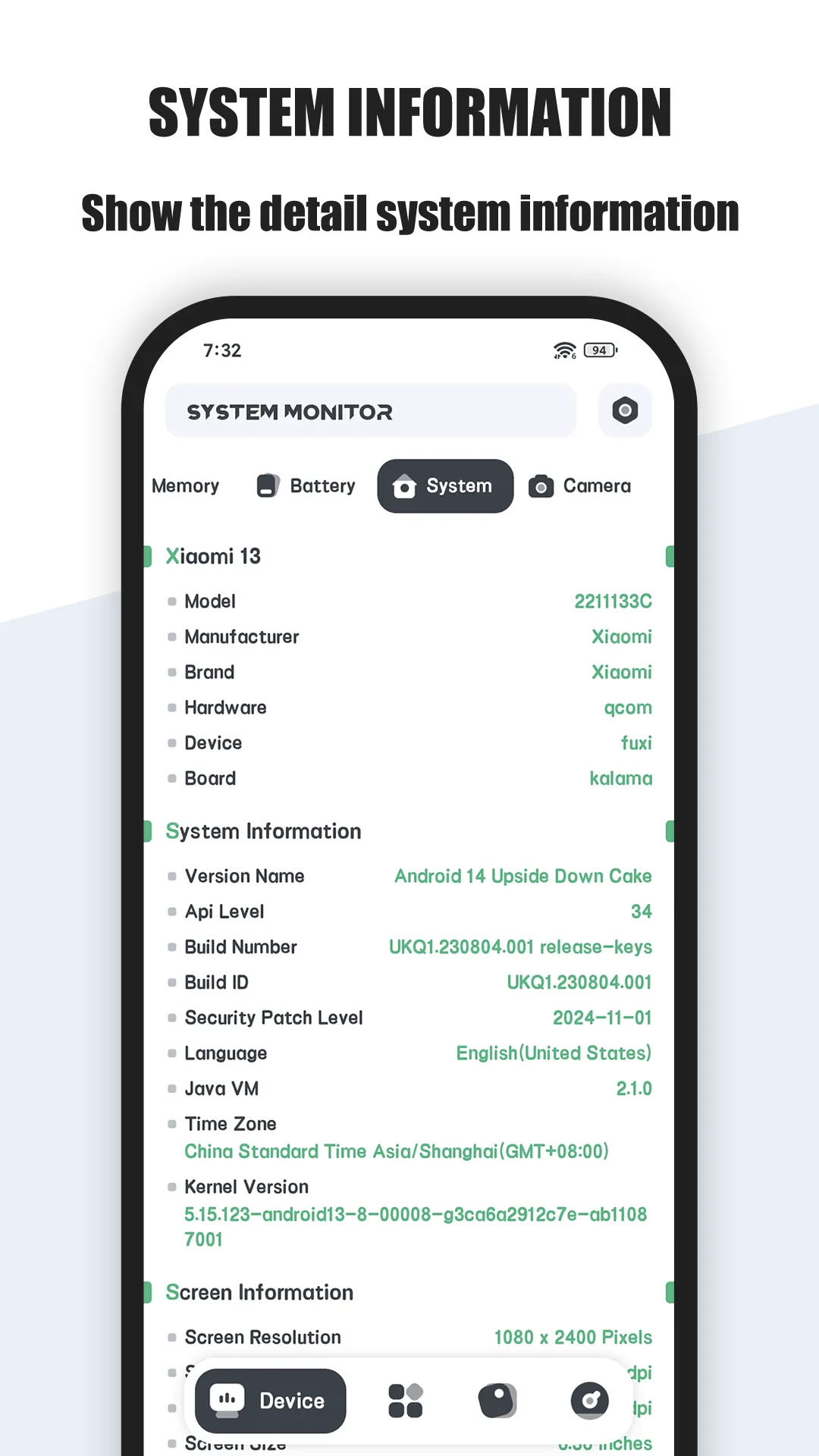 App screenshot